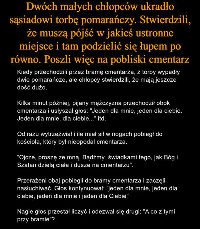 O dwóch takich, co ukradli pomarańcze 