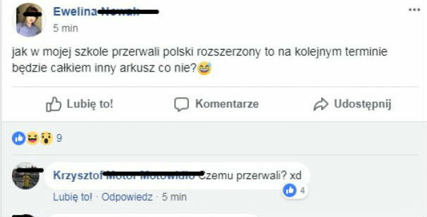 Przerwany egzamin