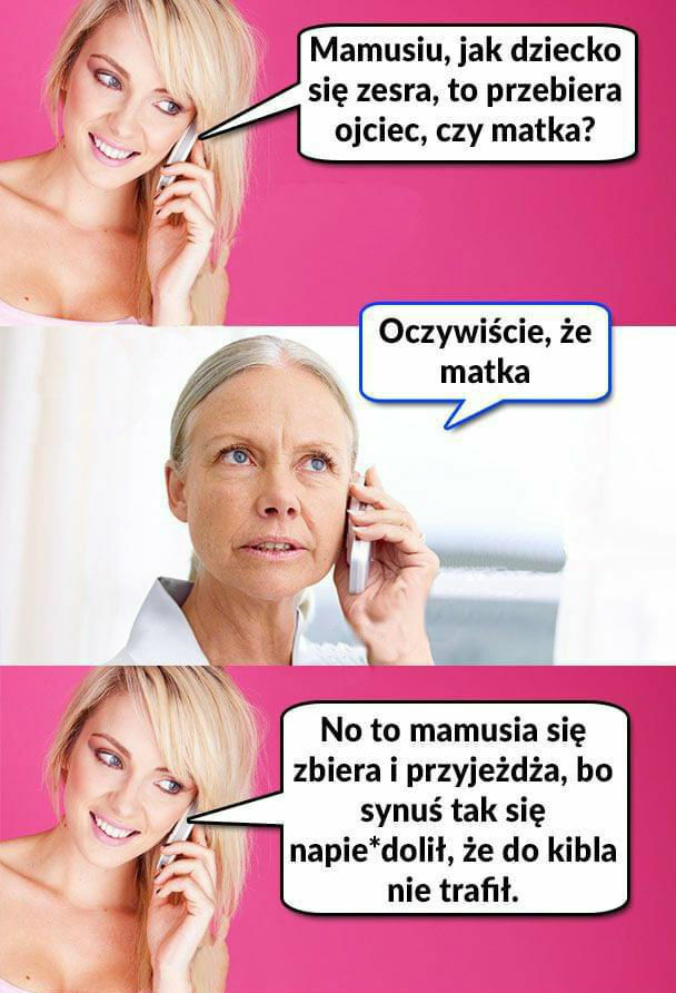 Ważne pytanie do teściowej 