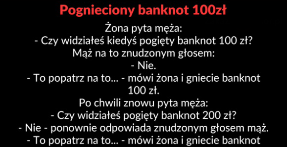 Tak wygląda pogniecione 100 tys. złotych
