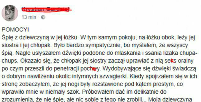 Malutki problem w łóżku