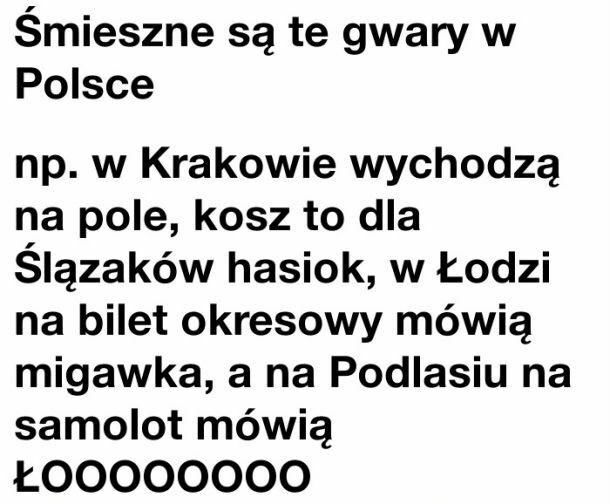 Polskie gwary