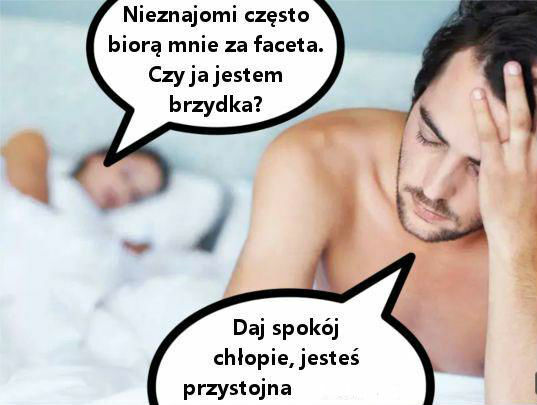 Kochany mąż jak zawsze pocieszy
