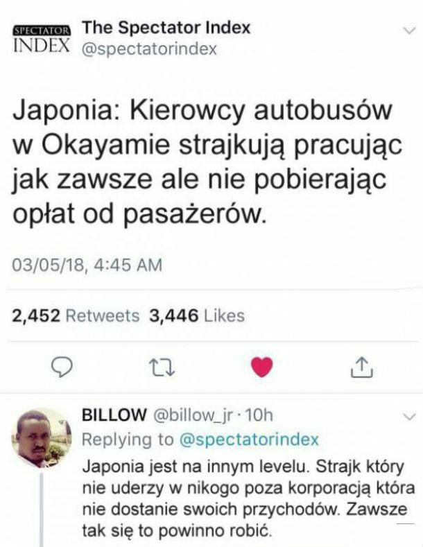 Tak się powinno strajkować 