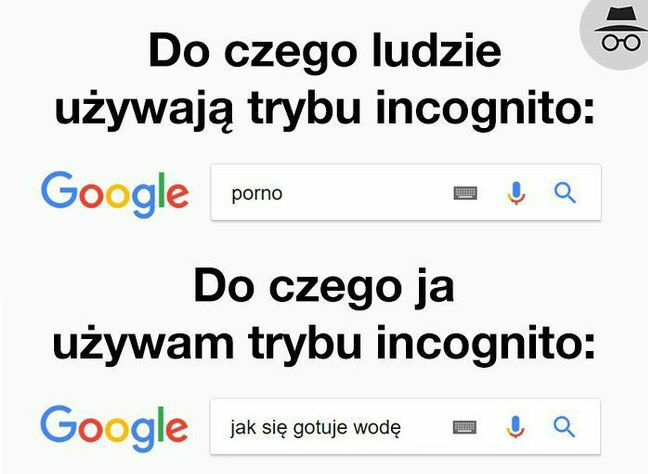 Tryb incognito 