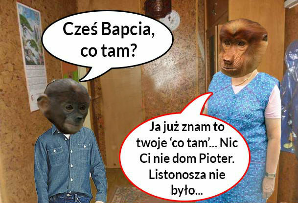 Pioter u babci 