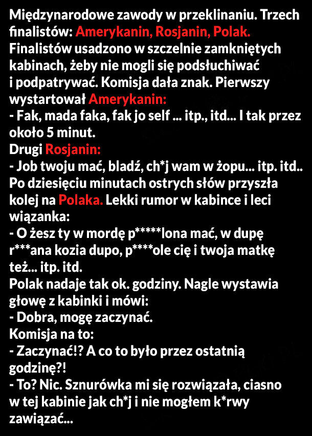 Zawody w przeklinaniu 