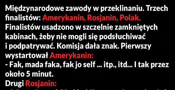 Zawody w przeklinaniu 