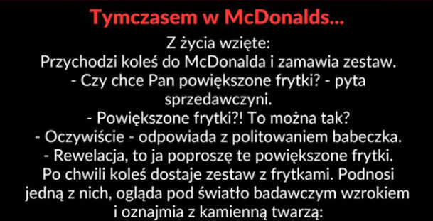 Autentyk z McDonalda