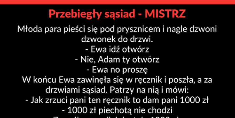 Przebiegły sąsiad 