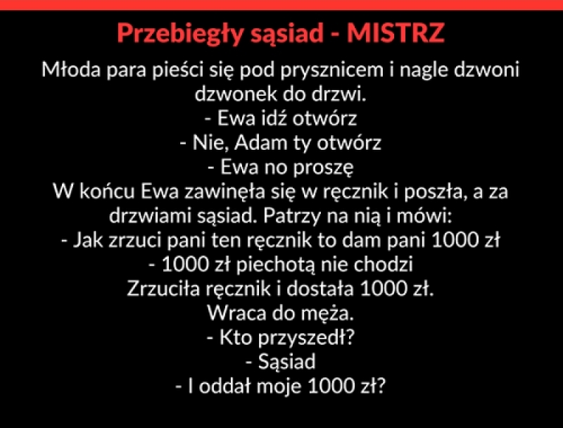 Przebiegły sąsiad 