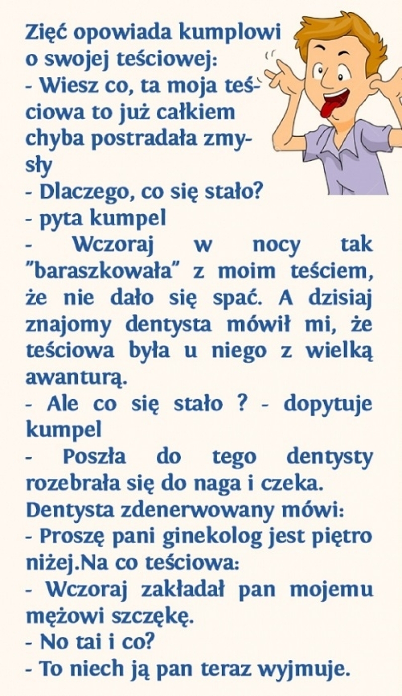 Teściowa u dentysty 