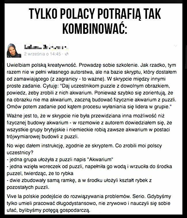 Tylko Polacy potrafią tak kombinować 