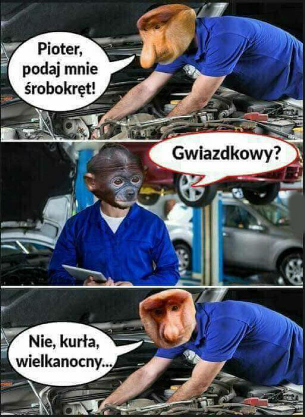 Mechanikiem to on nie zostanie...
