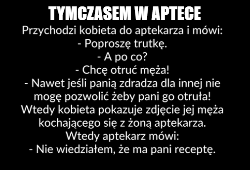 Tymczasem w aptece