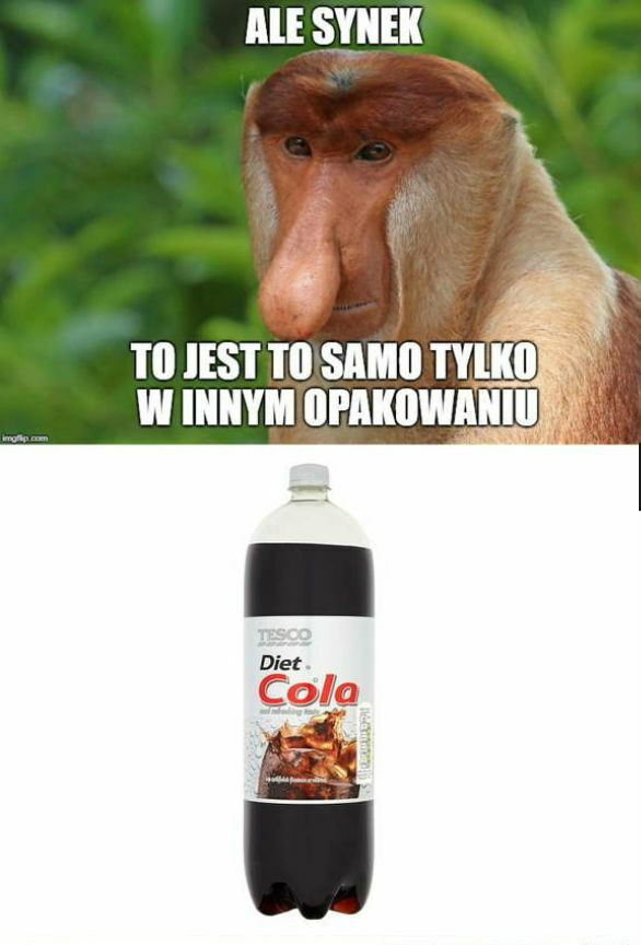 Nie widać różnicy