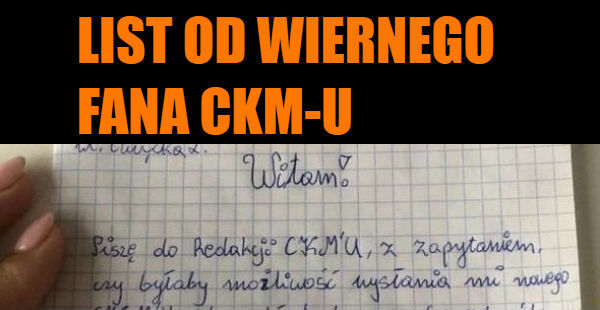 List od wiernego fana