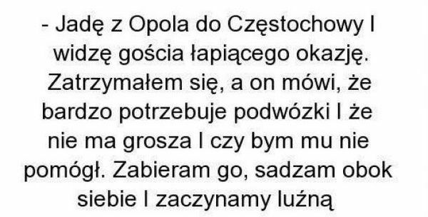Uważaj, kogo podwozisz 