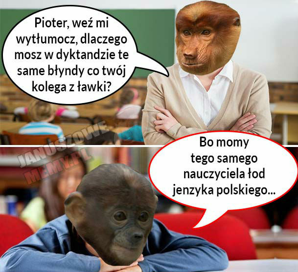 Pioter wie, jak zgasić nauczycielkę 