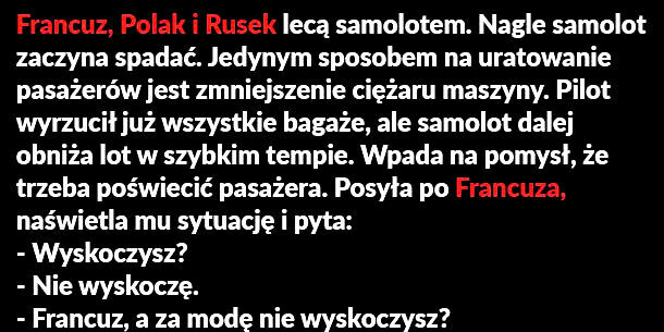 Polak nie wyskoczy?