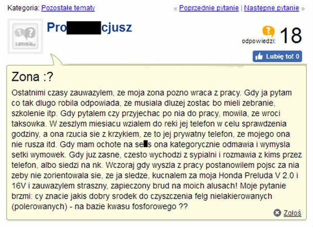 Pilnie potrzebna porada