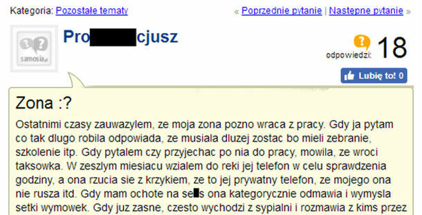 Pilnie potrzebna porada