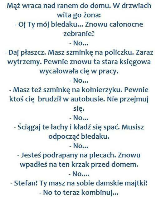 Teraz trzeba kombinować