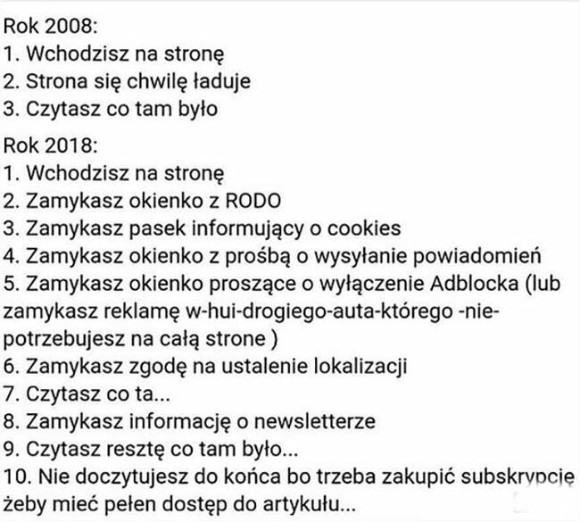 Tak wygląda postęp 