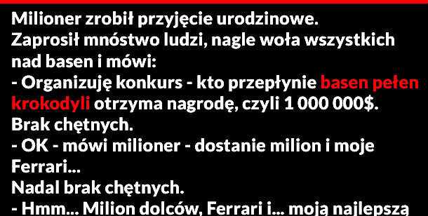 Kto przepłynie basen?
