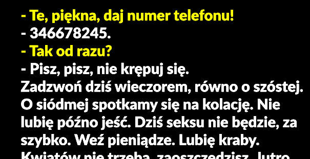 Tak od razu?