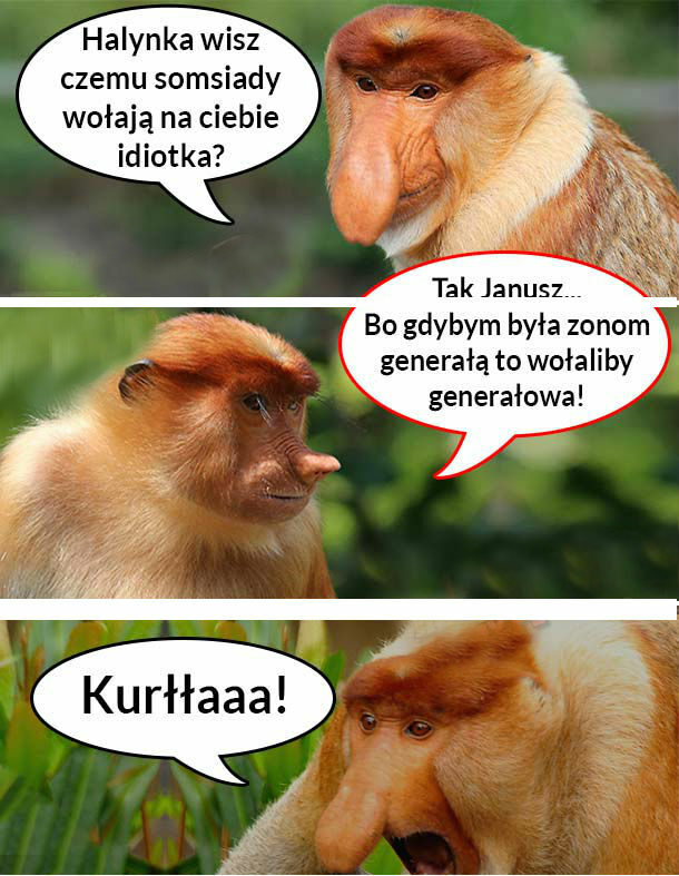 Halynka wie jak zgasić Janusza 