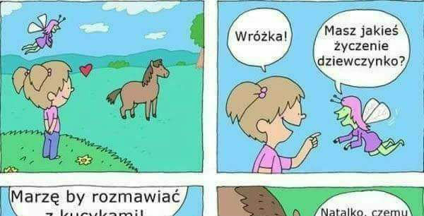 Chciała rozmawiać z kucykami...
