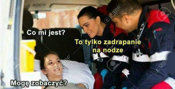 To tyko zadrapanie...