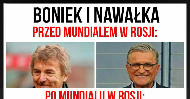 Boniek i Nawałka przed i po mundialu w Rosji