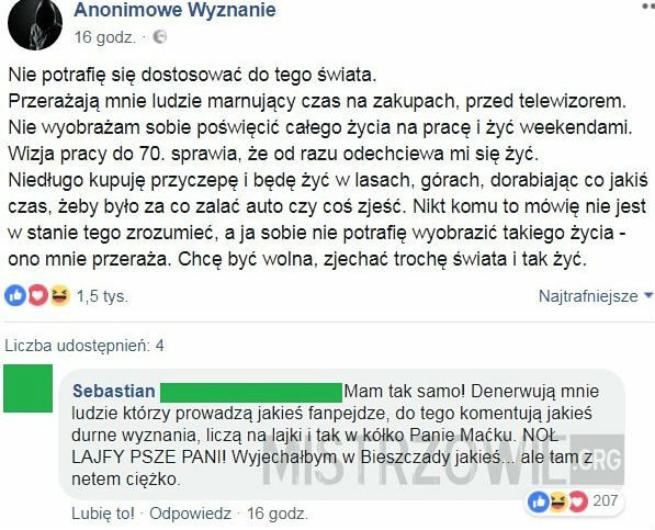 Kiedy nie potrafisz się dostosować 