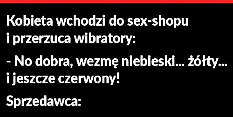 Kobieta w sklepie dla dorosłych :D 