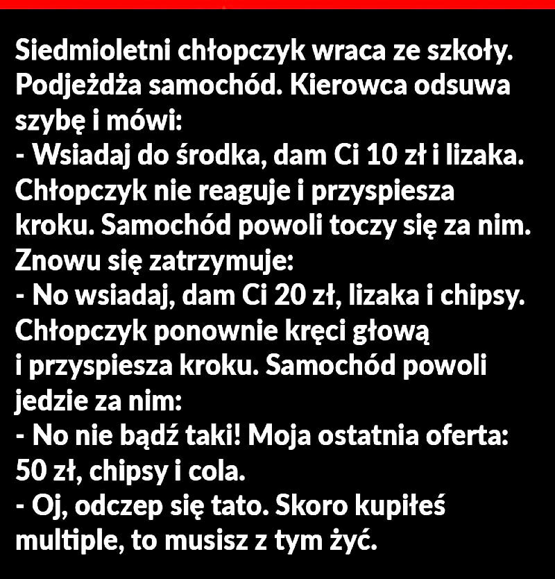 Nie dał się skusić 