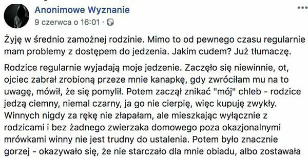 Kiedy rodzice wyjadają Ci jedzenie 