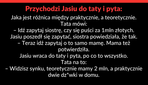 Różnica między praktycznie a teoretycznie