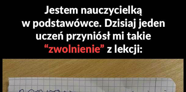 Najlepsze zwolnienie ever 