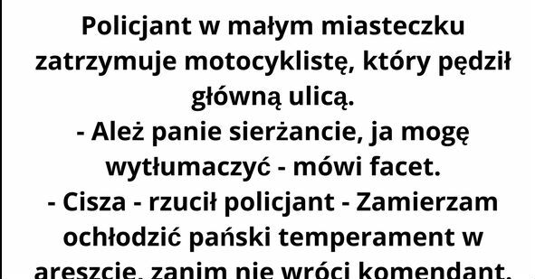 Policjant ma przechlapane 
