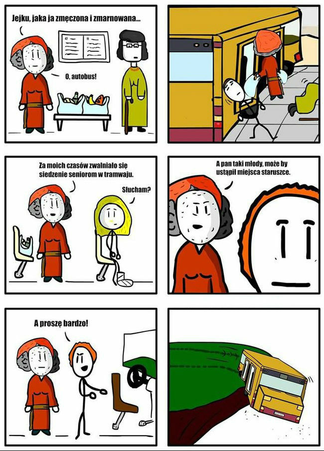 Ustępowanie miejsca w autobusie