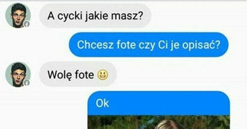 Mogła od razu powiedzieć 