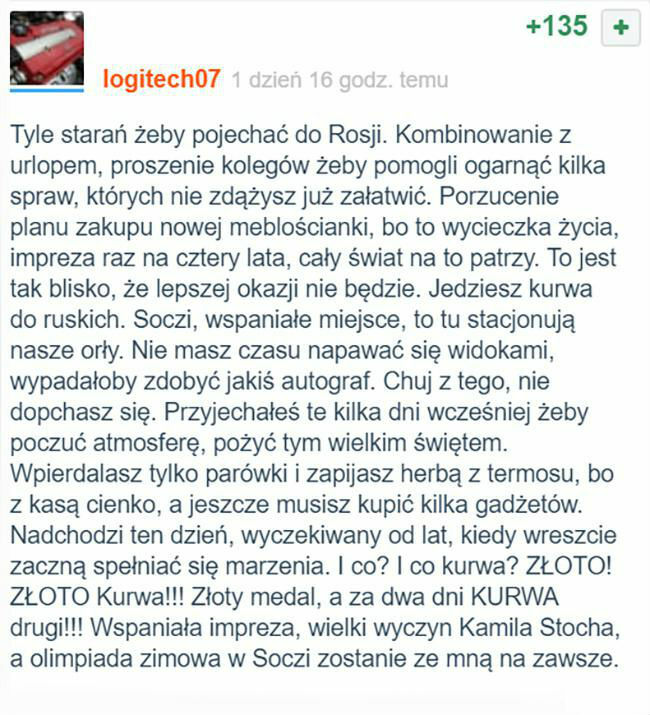 Mistrzowski komentarz 