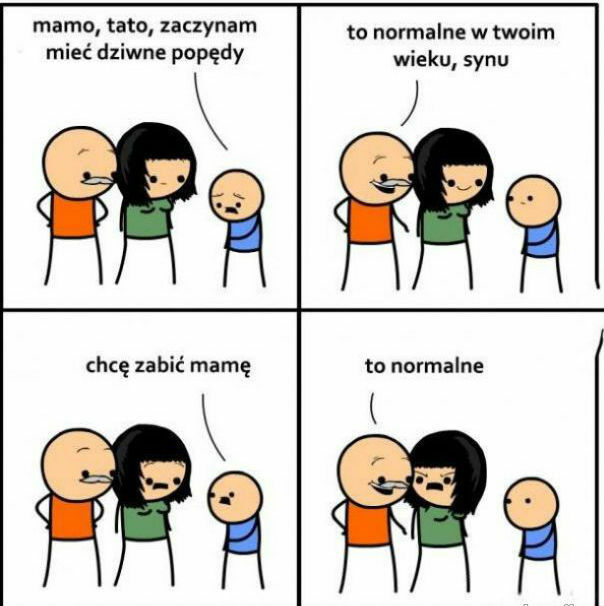 To normalne