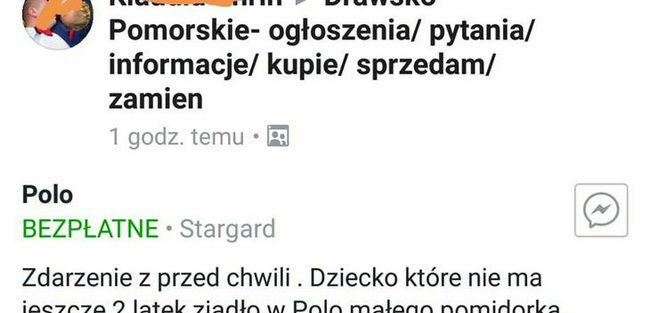 Dziecko jeść musi
