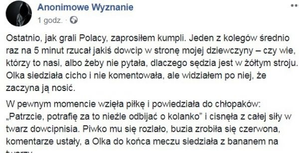 Tak się kończy oglądanie meczu z dziewczyną i kumplem 