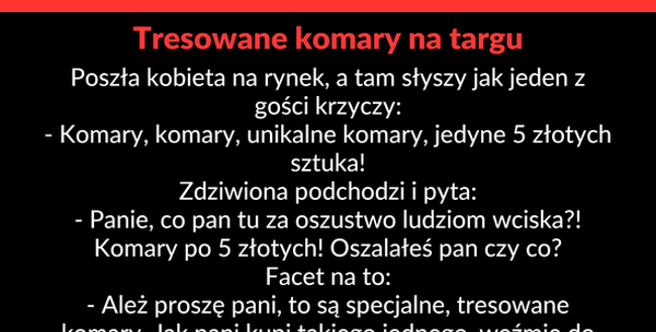 Tresowane komary 