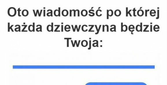 Doskonała wiadomość 