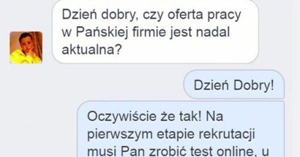 Rozmowa o pracę 